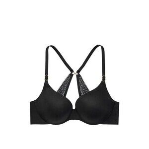 Victoria Secret Women's Bra Incredible 36D Classic Elegant Racerback Underwire